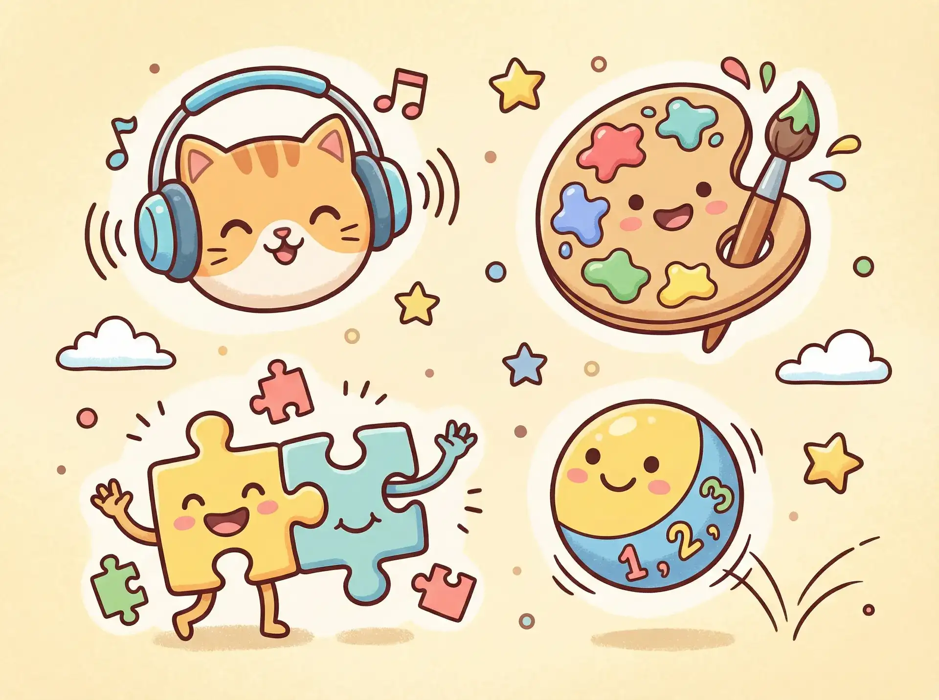 小朋友的手工作品 - 鸣人纲手温泉完整版 益智创作